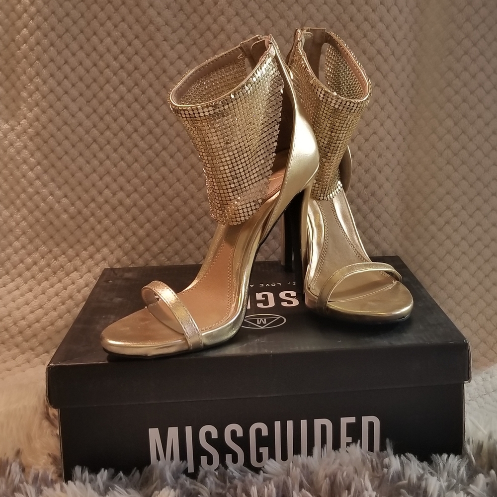 Missguided Chainmail Cuff Heel!!